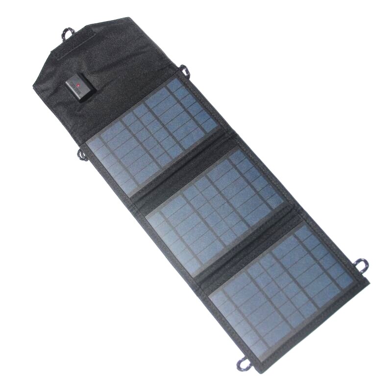10,5 W 5V Portatile solare Pacchetto di ricarica pieghevole da pannello USB solare Caricabatterie Power Bank