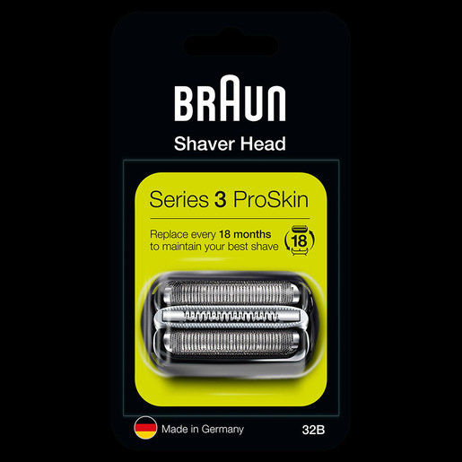 Braun Series 3 32B Testina Di Ricambio Per Rasoio Elettrico Barba - Ne