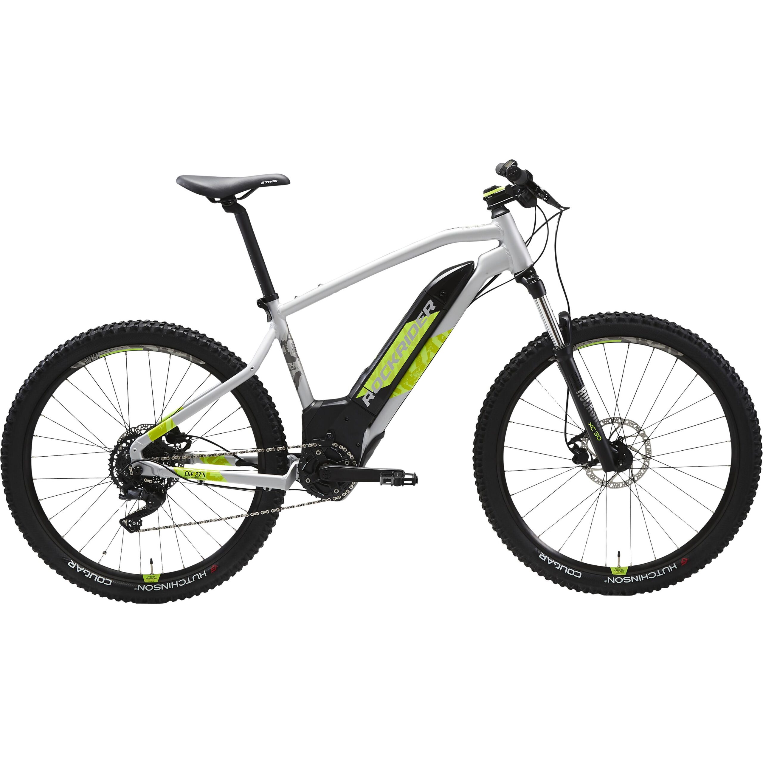 Decathlon | Bici Mtb elettrica a pedalata assistita donna Rockrider E-ST520 nera 27,5" | Rockrider