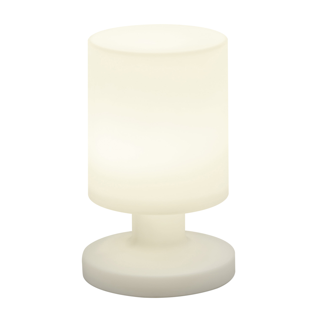 Lampada da tavolo da esterno bianca ricaricabile con LED IP44 - Joaquin