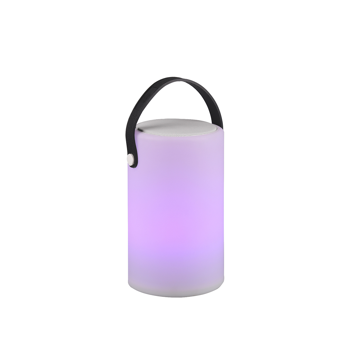 Lampada da tavolo da esterno bianca ricaricabile con RGB e altoparlante - Stephan
