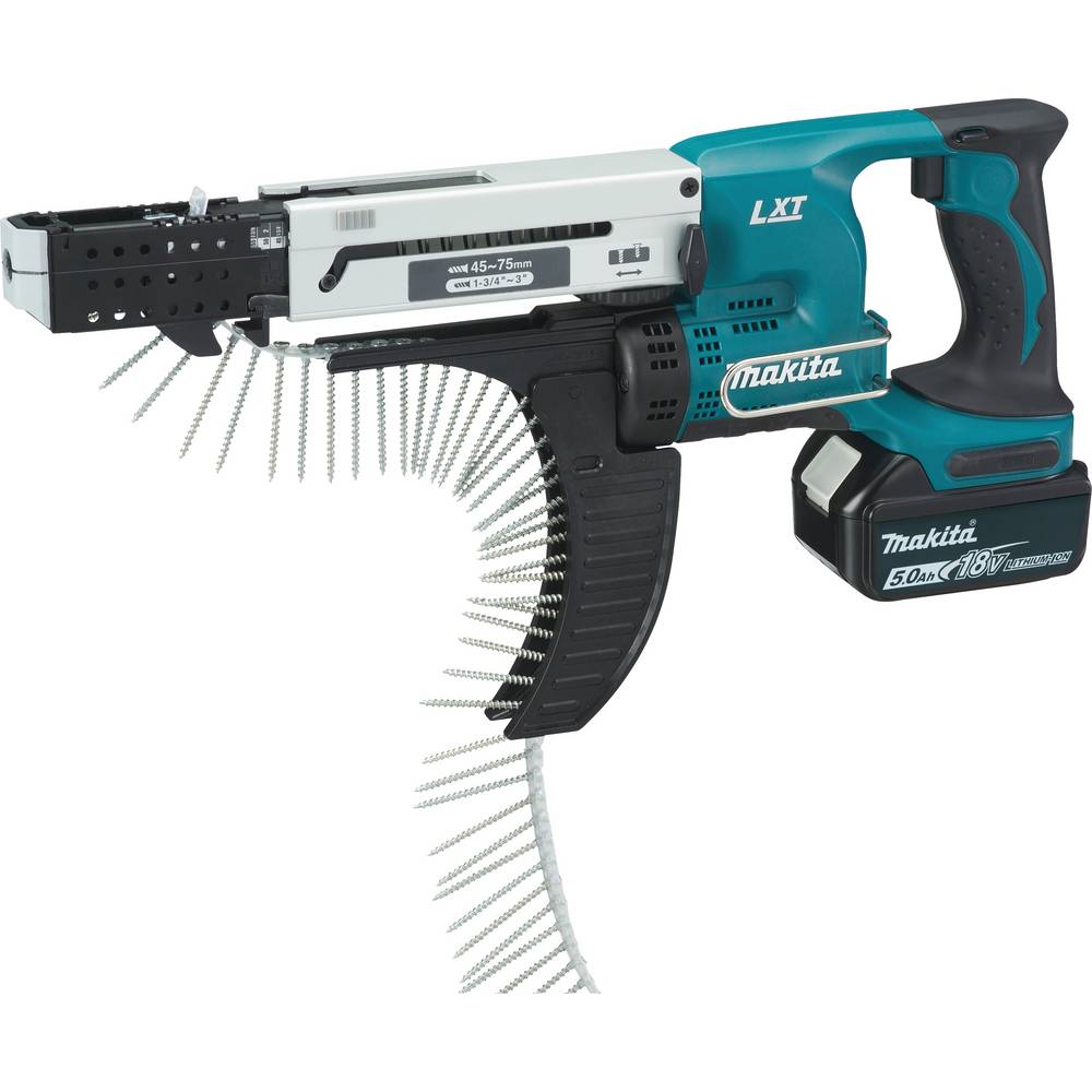 Makita Makita DFR750RTE Avvitatore autoalimentato a batteria 18 V 5 Ah