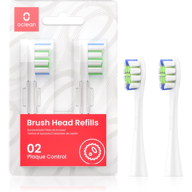 Oclean Brush Head Plaque Control testine di ricambio per spazzolino 2 pz
