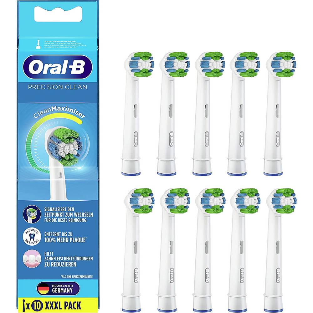 Oral-B Precision Clean Testine per spazzolino da denti elettrico 10 pz. Bianco