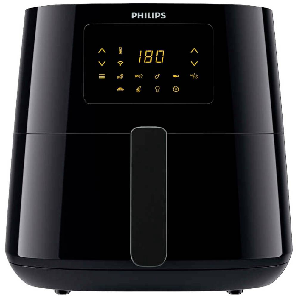 Philips HD9280/70 Friggitrice ad aria calda 2000 W controllo via App Nero