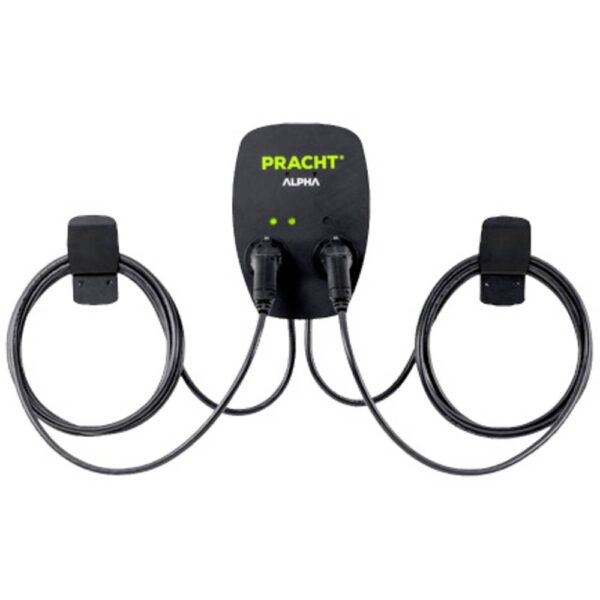 Pracht ALPHA1012-Wallbox Stazione di ricarica Tipo 2 Modo 3 32 A Numero connessioni 2 22 kW Manuale, RFID