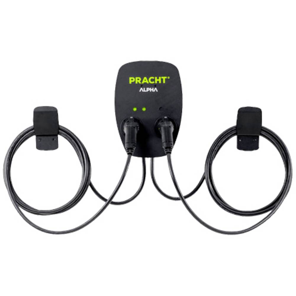 Pracht ALPHA1012-Wallbox Stazione di ricarica Tipo 2 Modo 3 32 A Numero connessioni 2 22 kW Manuale, RFID