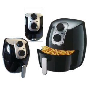 Trade Shop - Friggitrice Aria Calda Elettrica Senza Olio Cottura Sana Grill 4lt 1500 Watt