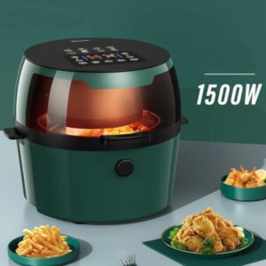 Trade Shop - Friggitrice Q-g9l Design Elegante Forno Friggitrice Ad Aria Visibile Da 9 Litri