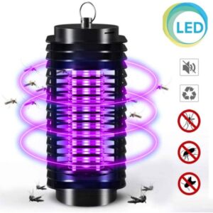 Trade Shop - Zanzariera Elettrica Anti Zanzare Mosche Lampada Uv Led 3w Elettroinsetticida -