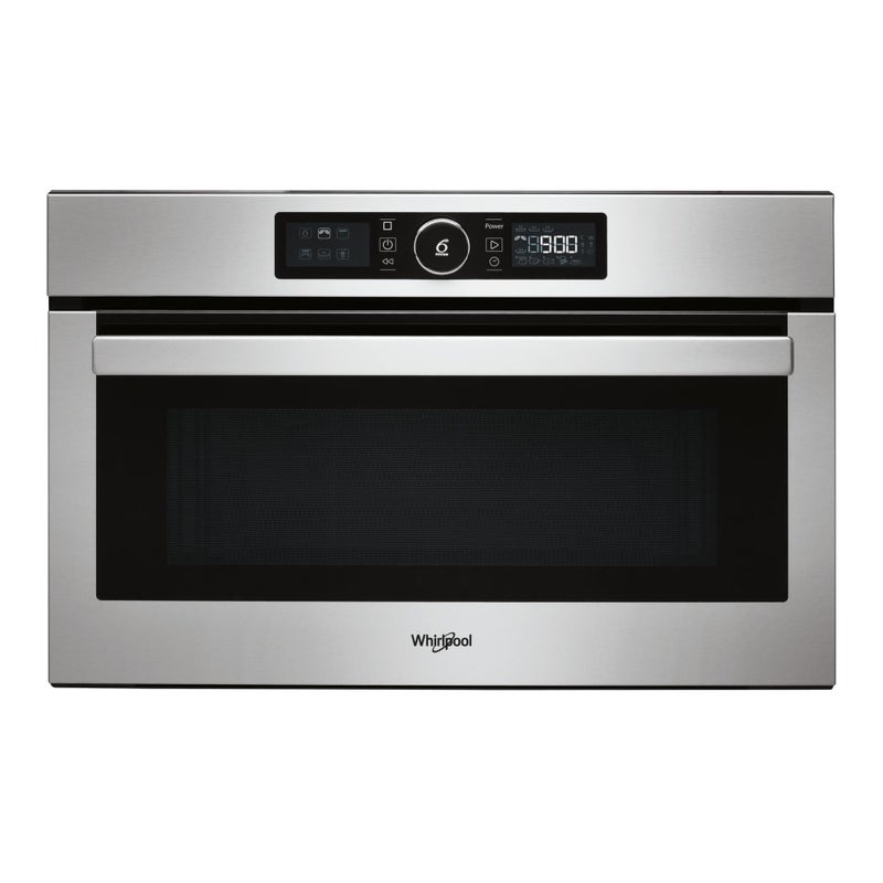 Microonde sesto senso e grill singolo e scongelamento, 15 funzioni WHIRLPOOL AMW730/IX