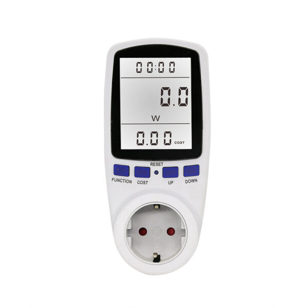 Misuratore di potenza digitale con spina europea presa di corrente 230V 16A Monitor di misurazione del consumo di energi