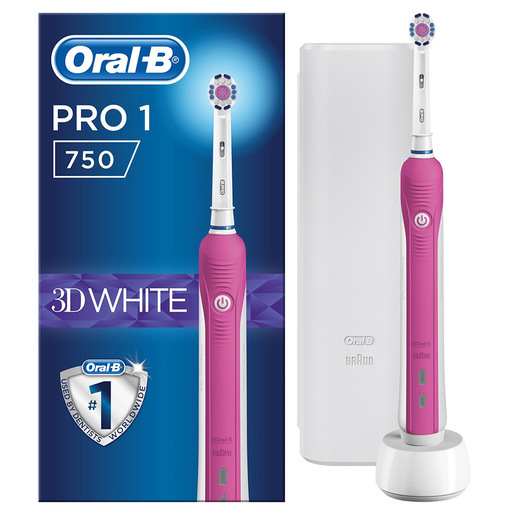 Oral-B PRO Spazzolino Elettrico Ricaricabile 1 - 750 Di Braun, 1 Testi