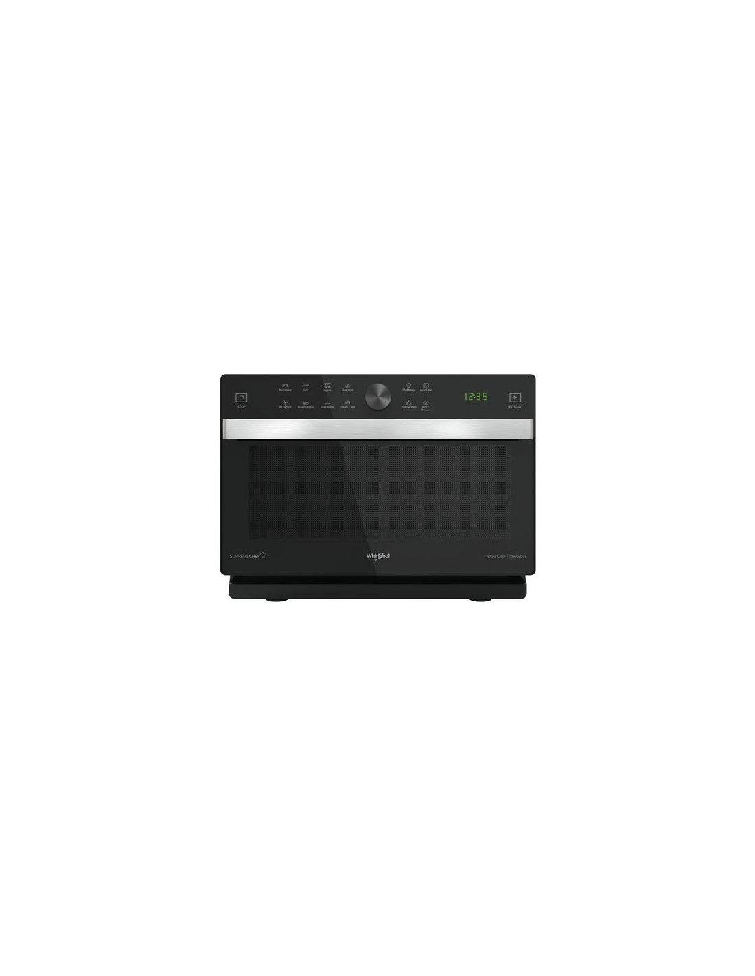 Whirlpool - microonde whirlpool 859991537690 supreme chef mwp 337 sb silver e blac