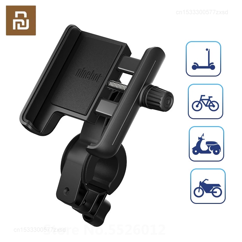 Youpin Ninebot Scooter Handlebar Phone Holder Suitable for Electric Scooter Ninebot G30 Max Bicycle Motorcycle Kickscooter Stand