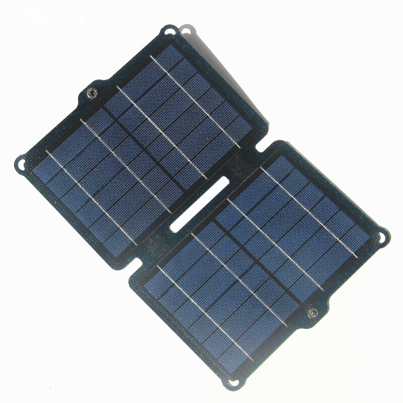 8W 5V ETEF solare Caricatore da pannello pieghevole Borsa Power Bank per telefono cellulare Ricarica impermeabile Legger