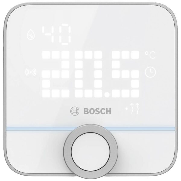 BTH-RM Bosch Smart Home Sensore di temperatura e umidità senza fili, Termostato ambiente
