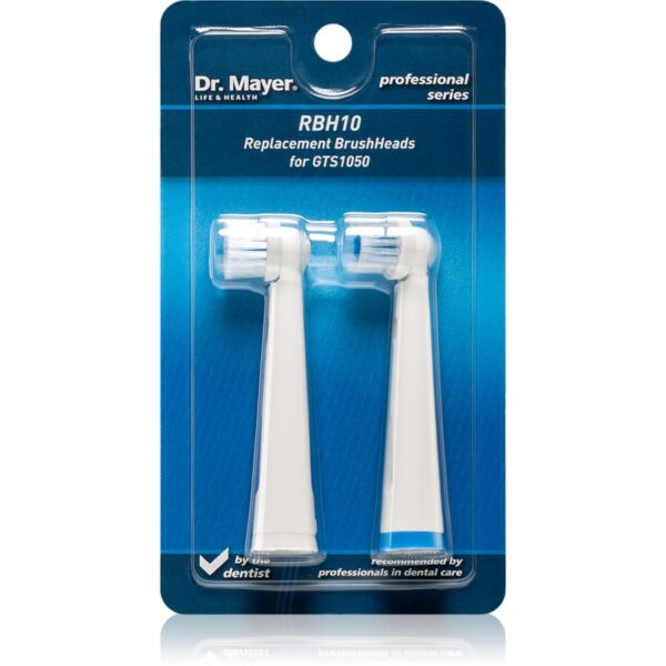 Dr. Mayer RBH10K testine di ricambio per spazzolino white for GTS1050 2 pz