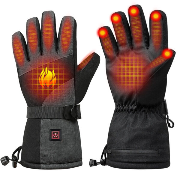 Elettrico Riscaldato Guanti Touch Screen Riscaldamento Guanti Riscaldatore Winter Outdoor Termico