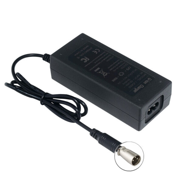 JC4202 42V 2A 84W Bici elettrica Scooter elettrico Litio Batteria Caricatore per 10S 36V Litio Batteria Caricabatterie 3