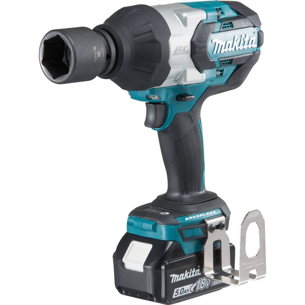 Makita DTW1001RTJ DTW1001RTJ Avvitatore a percussione a batteria 18 V 5 Ah incl. seconda batteria, incl. caricabatterie, incl. valigia