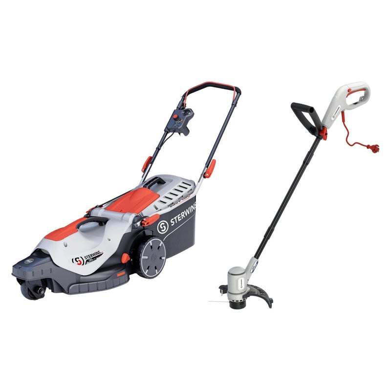 Tagliaerba elettrico a spinta STERWINS + Tagliabordi 220-240 V